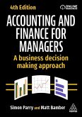 Accounting and Finance for Managers