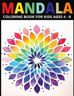 Cover Mandala Coloring Book for Kids Ages 4-8