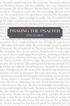 Praying the Psalter (FOR WOMEN) - Rapp, David