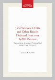 175 Parabolic Orbits and Other Results Deduced from Over 6,200 Meteors