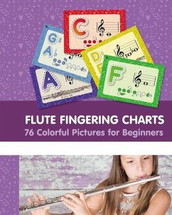 Flute Fingering Charts. 76 Colorful Pictures for Beginners - Winter, Helen