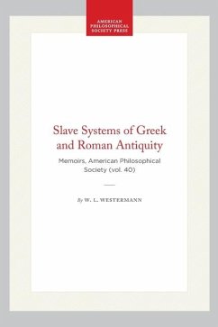 Cover Slave Systems of Greek and Roman Antiquity