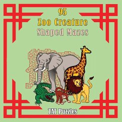 95 Zoo Creature Shaped Mazes - Puzzles, Tat