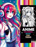 Anime Coloring Book for Teens