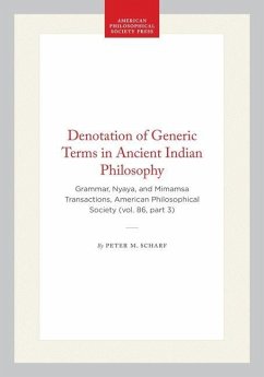 Cover Denotation of Generic Terms in Ancient Indian Philosophy