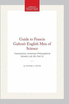 Cover Guide to Francis Galton's English Men of Science