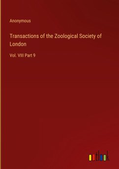 Transactions of the Zoological Society of London - Anonymous