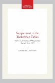Supplement to the Tuckerman Tables
