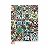Paperblanks 2025 Daily Planner Porto Portuguese Tiles 12-Month Ultra Elastic Band 416 Pg 80 GSM