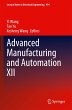 Advanced Manufacturing and Automation... - Bild 1