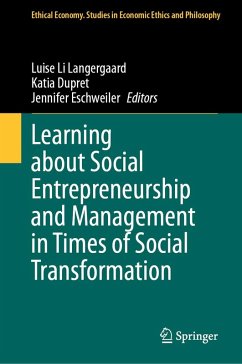 Cover Learning about Social Entrepreneurship and Management in Times of Social Transformation (eBook, PDF)