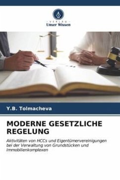 MODERNE GESETZLICHE REGELUNG - Tolmacheva, Y.B.
