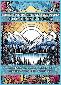 Serene Scenic Nature Landscapes Coloring Book - Tori, Jule