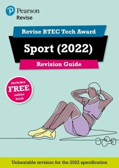 Cover Pearson REVISE BTEC 2022 Tech Award Sport Revision Guide inc online edition - for 2026, 2027 exams