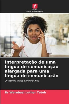 Interpretação de uma língua de comunicação alargada para uma língua de comunicação - Luther Tetuh, Dr Werebesi