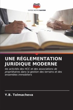 UNE RÉGLEMENTATION JURIDIQUE MODERNE - Tolmacheva, Y.B.