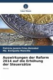 Auswirkungen der Reform 2014 auf die Erhöhung der Steuersätze