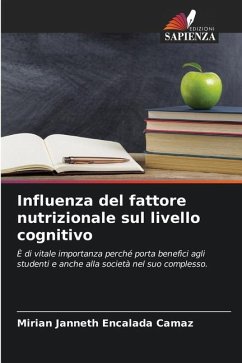 Influenza del fattore nutrizionale sul livello cognitivo - Encalada Camaz, Mirian Janneth