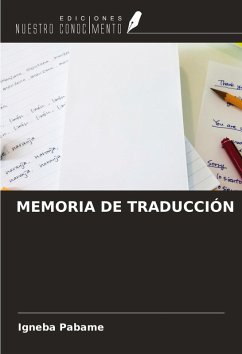 Cover MEMORIA DE TRADUCCIÓN