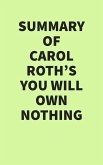 Summary of Carol Roth's You Will Own Nothing (eBook, ePUB)