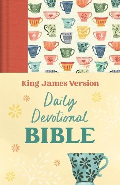 Daily Devotional Bible King James Version [Tangerine Tea Time] - Compiled By Barbour Staff