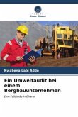 Ein Umweltaudit bei einem Bergbauunternehmen