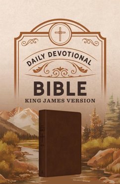 Daily Devotional Bible King James Version [Hickory Cross] - Compiled By Barbour Staff