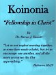 Koinonia: Fellowship in Christ (eBook,... - Bild 1