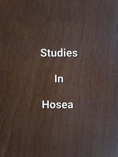 Studies In Hosea (eBook, ePUB) - Dobbs, James