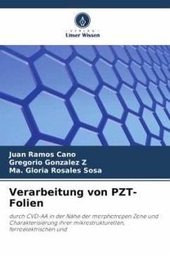 Verarbeitung von PZT-Folien - Ramos Cano, Juan;Gonzalez Z, Gregorio;Rosales Sosa, Ma. Gloria