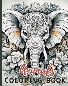 Animals Coloring Book For Kids Ages 4+ - Nguyen, Thy