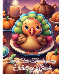 Super Cute Thanksgiving Coloring Book - Nguyen, Thy