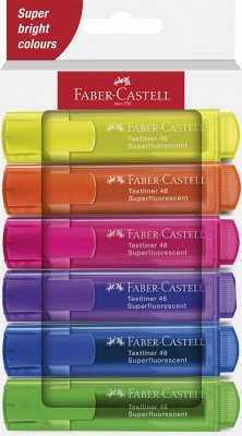 Cover Faber-Castell Textmarker TL 46 SF Superfluorescent 6er Set