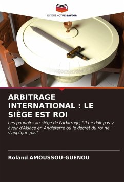 Cover ARBITRAGE INTERNATIONAL : LE SIÈGE EST ROI