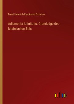Adiumenta latinitatis: Grundzüge des lateinischen Stils