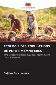 ÉCOLOGIE DES POPULATIONS DE PETITS MAMMIFÈRES - Eshchanova, Cajjora