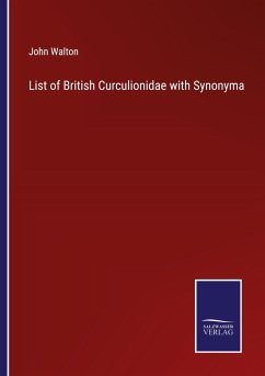 List of British Curculionidae with Synonyma - Walton, John