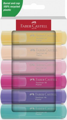 Cover Faber-Castell Textmarker TL 46 Pastell 6er Set