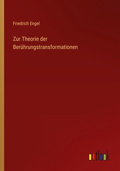 Zur Theorie der Berührungstransformationen