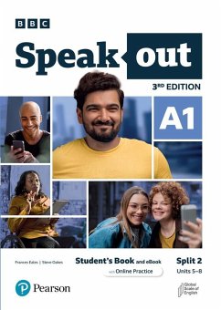 Cover Speakout 3ed A1 Student's Book and eBook with Online Practice Split 2