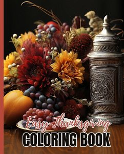 Easy Thanksgiving Coloring Book - Nguyen, Thy