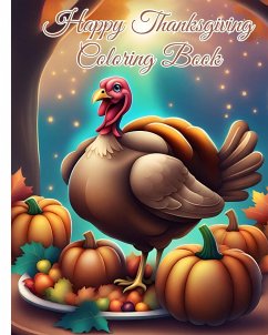 Happy Thanksgiving Coloring Book for Toddlers - Nguyen, Thy
