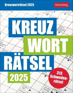 Kreuzworträtsel Tagesabreißkalender 2025 - Krüger, Stefan
