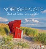 Nordseeküste Postkartenkalender 2025 - Wind und Wellen - Sand und Meer