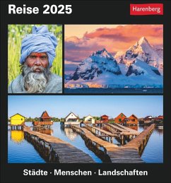 Reise Tagesabreißkalender 2025 - Kulturkalender - Städte, Menschen, Landschaften - Dubilski, Petra;Schnober-Sen, Martina