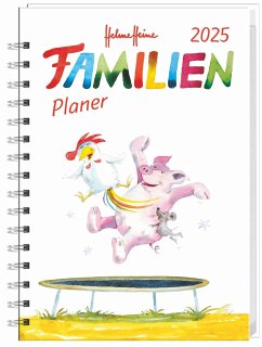 Helme Heine: Familienplaner-Buch A5 2025 - Helme, Heine