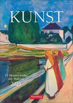 Kunst Wochen-Kulturkalender 2025 - 53 Meisterwerke der Malerei