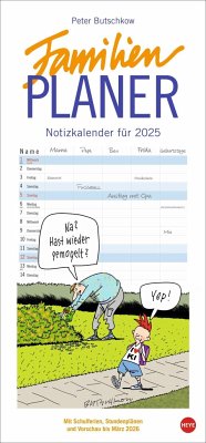 Peter Butschkow: Familienplaner 2025 - Butschkow, Peter