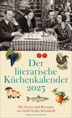 Der literarische Küchenkalender Wochenkalender 2025 - Schönfeldt, Sybil Gräfin