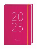 Tages-Kalenderbuch A6, pink 2025